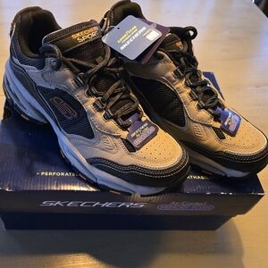Skechers Men's Athletic Shoes, Vigor 3.0, Size 8.5, New In Box, Taupe/Black